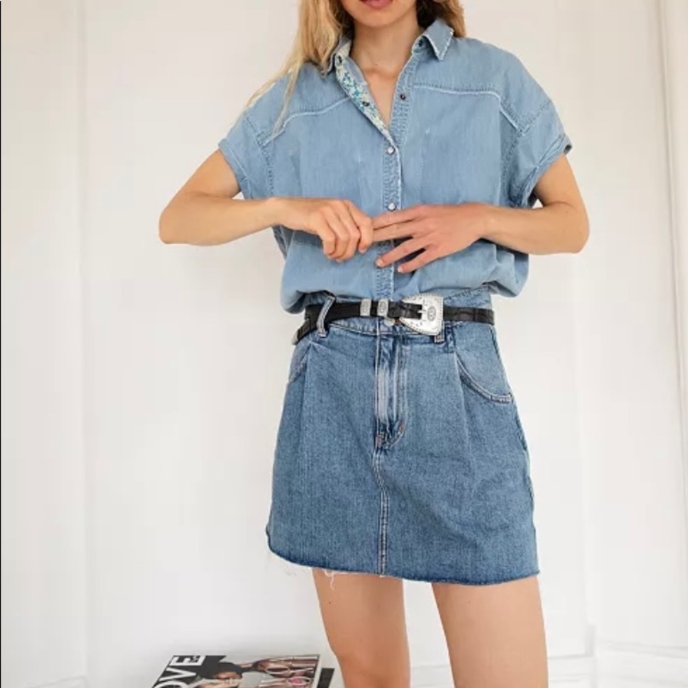 Denim skirt